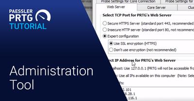Video: PRTG Administration Tool (Videos, Applications)