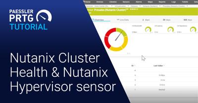 Video: Two SNMP Nutanix sensors (Videos, Sensors)