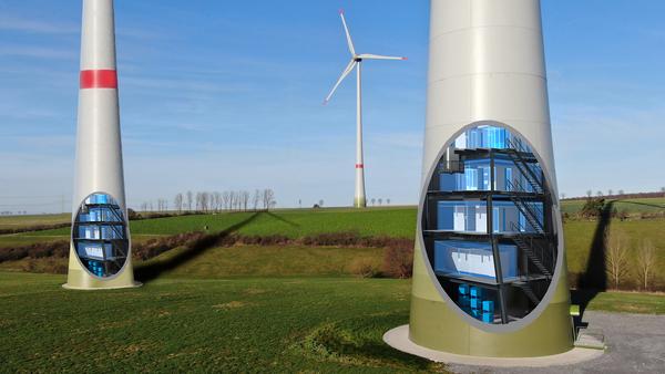 windCORE data centers in wind turbines