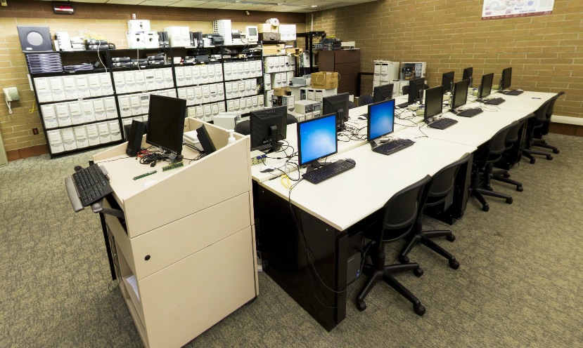 One of the classrooms at Pittsburgh Technical College